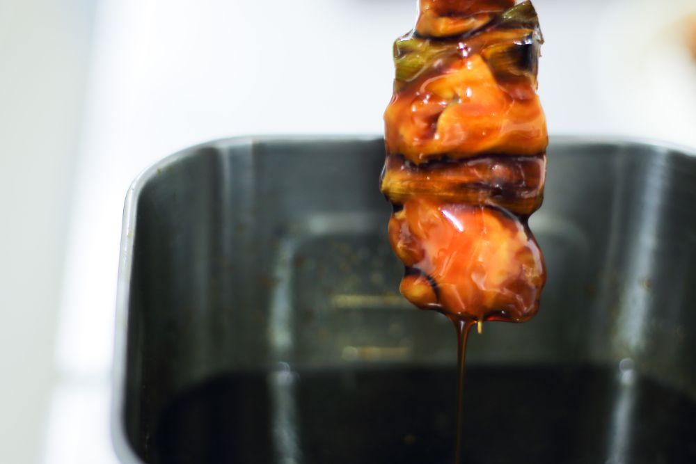 自家製のタレを使用