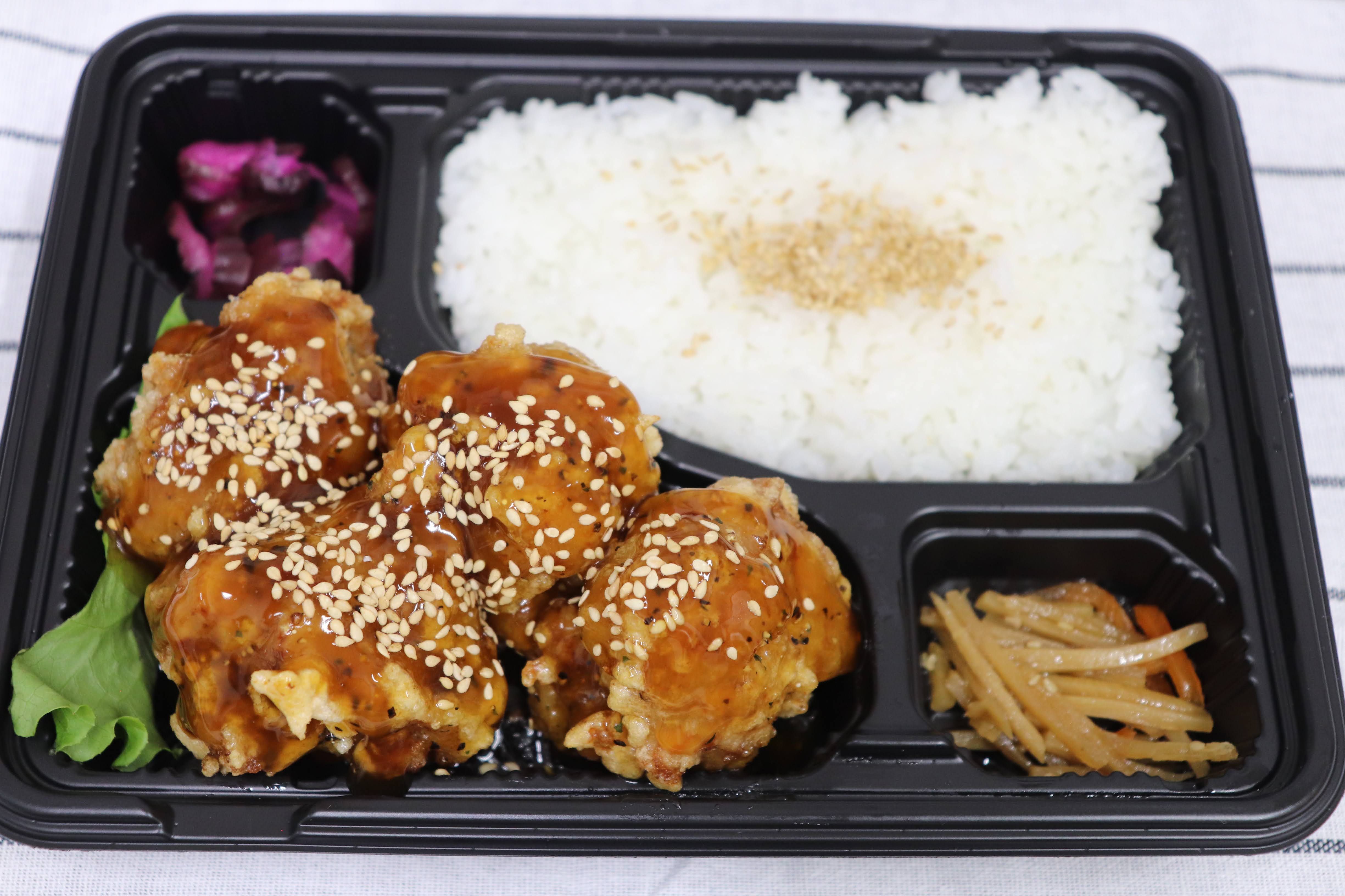甘酢唐揚げ弁当